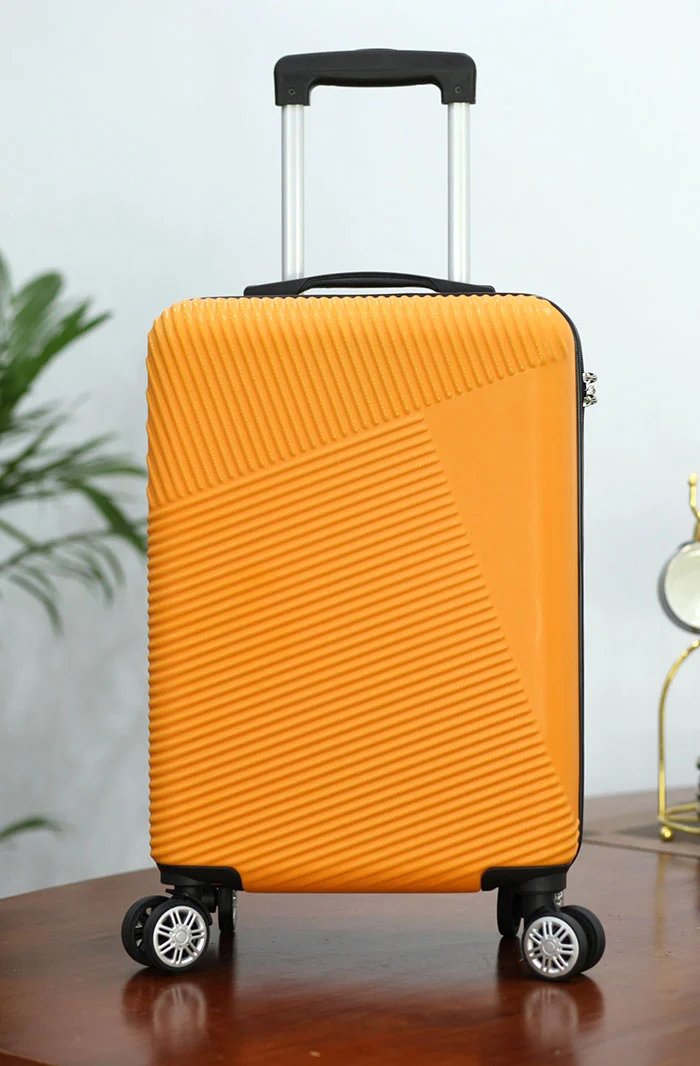 Multi Directional Stripes Abs Luggage